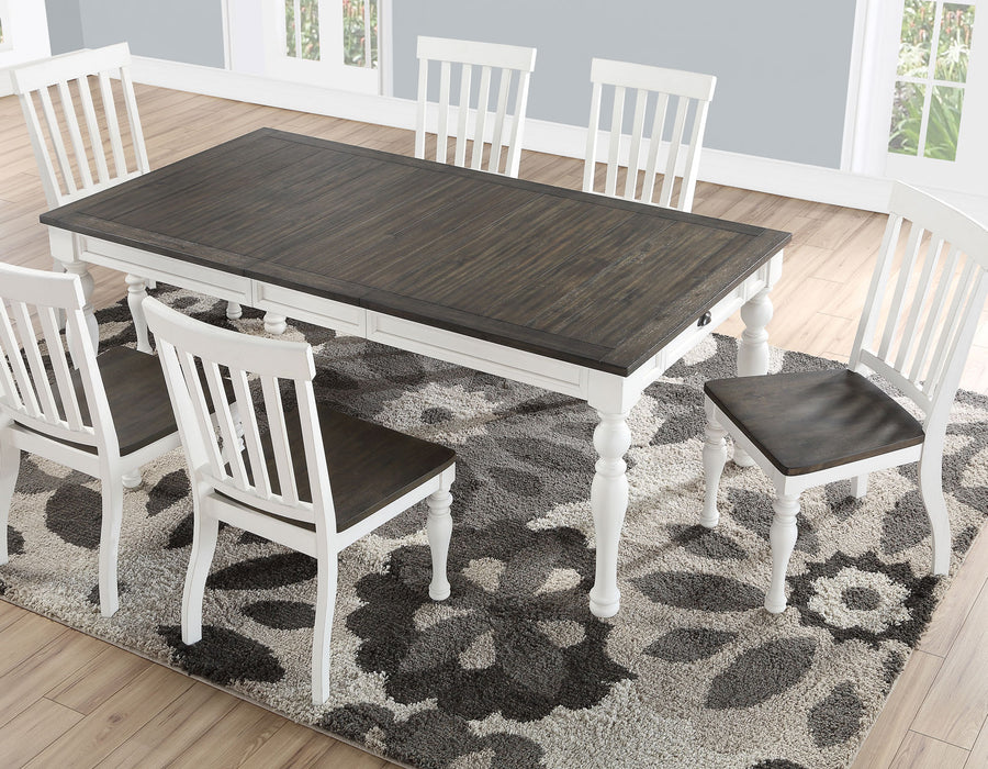 Joanna 6 Piece Dining (Table, Bench & 4 Side Chairs)