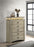 Giselle 6-Drawer Bedroom Chest With LED Rustic Beige