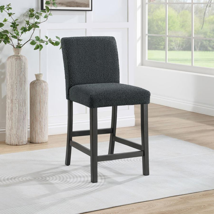 Alba Boucle Upholstered Counter Height Dining Chair (Set of 2)