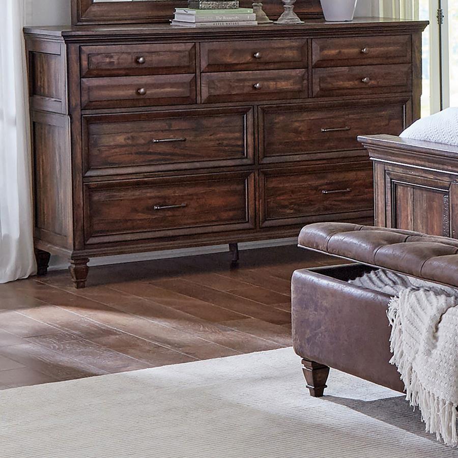 Avenue 8-drawer Dresser Weathered Burnished Brown