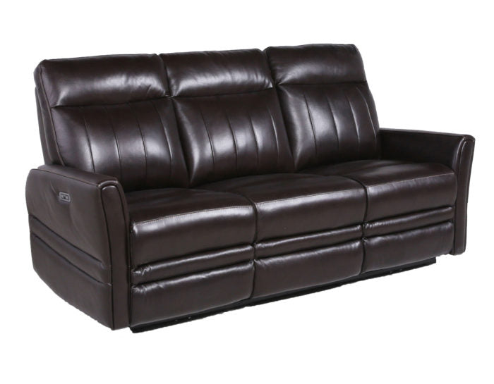 Coachella 3-Piece Dual Power Leather Reclining Set (Sofa, Loveseat & Chair)