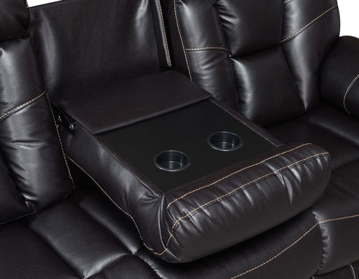 Squire Manual Reclining Sofa w/Dropdown Console