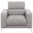 Glenmark Track Arm Upholstered Chair Taupe