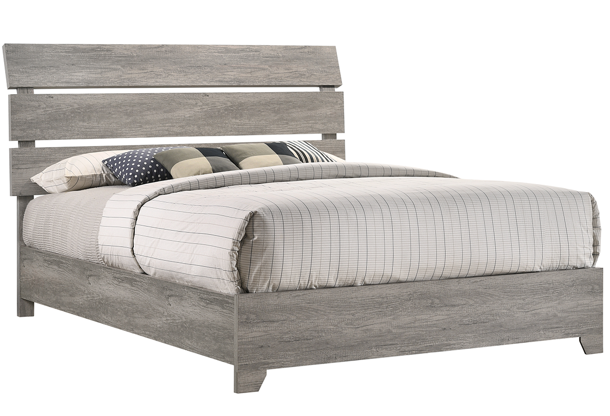 Tundra Greyish Brown Platform Bed