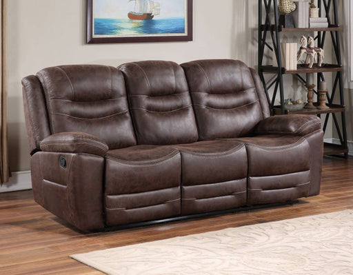 Stetson Manual Reclining Sofa w/Dropdown Table