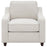 Christine Upholstered Cushion Back Chair Beige