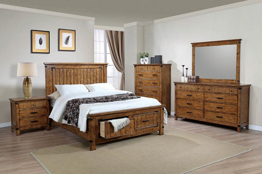 Brenner Storage Bed Rustic Honey