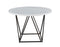 Ramona White Marble Top 44 inch Round Dining Table