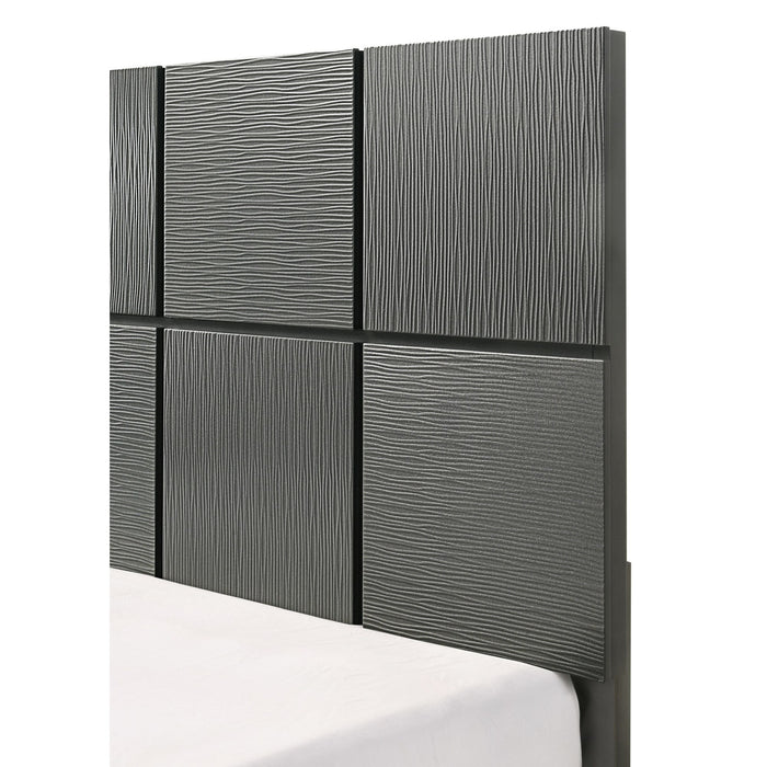 DENKER GUNMETAL BEDROOM GROUP