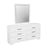 Jessica Rectangular Dresser Mirror White