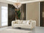 Santana Ivory Velvet Sofa