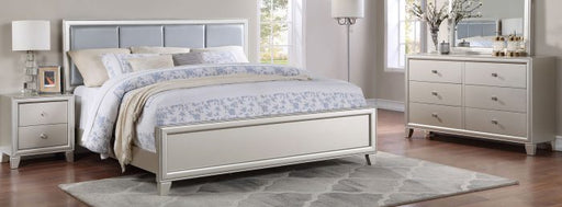 Omni 4-Piece Queen Bedroom Set (Queen Bed, Nightstand, Dresser/Mirror)