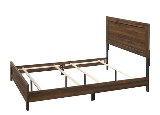 Millie Brown Cherry Panel Bed