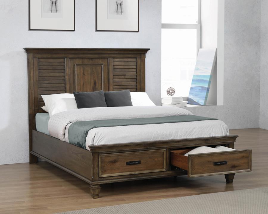 Franco Storage Bed Burnished Oak