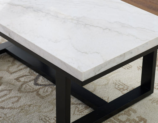 Lucca 3-Piece Marble Top Set (Cocktail & 2 End Tables)