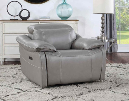 Alpine Dual-Power Leather Recliner