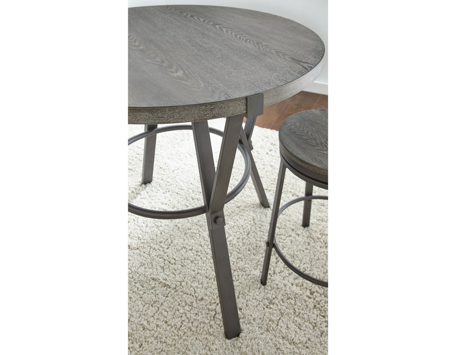 Portland 5 Piece 42-inch Round Counter Dining Set