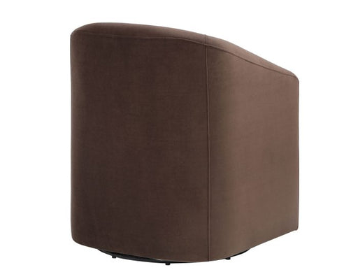 Arlo Upholstered Swivel Barrel Chair