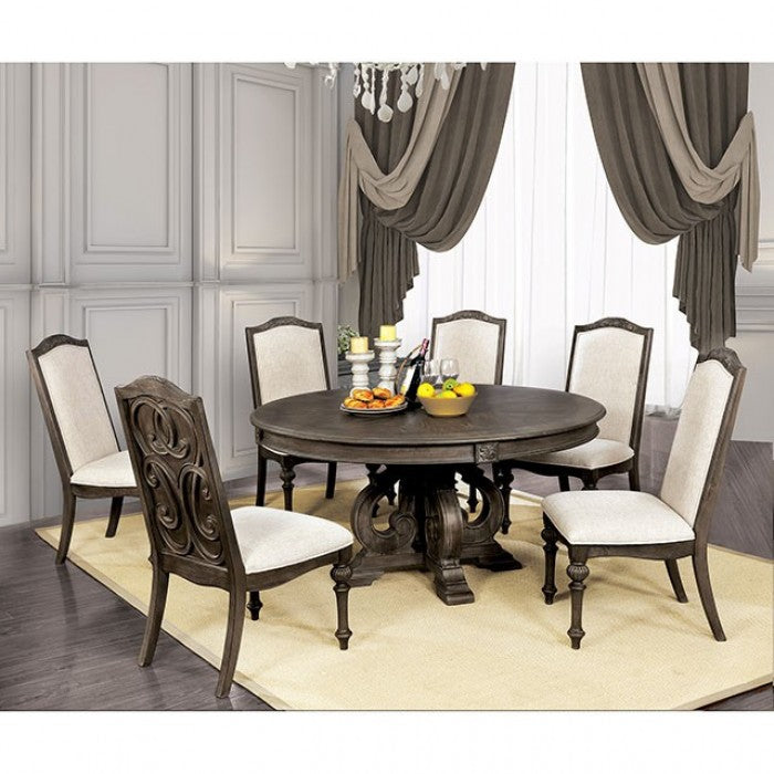 ARCADIA ROUND 7 PIECE DINING SET