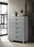 Veronica 5-drawer Bedroom Chest Light Silver