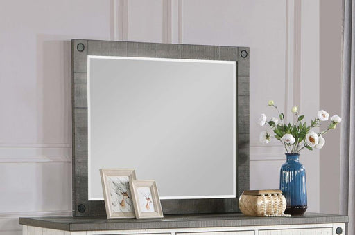 Lilith Rectangular Dresser Mirror Distressed Grey