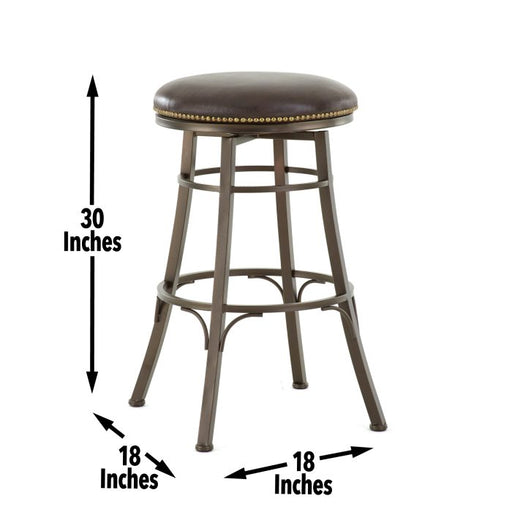 Bali 30″ Backless Bar Stool