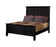 Sandy Beach Bedroom Set with High Headboard Black