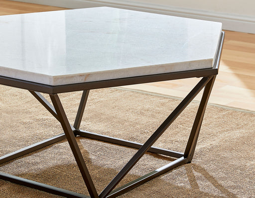 Corvus Marble Top Set (Cocktail & End Table)