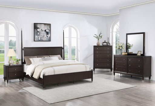 Emberlyn 5-piece Poster Bedroom Set Brown