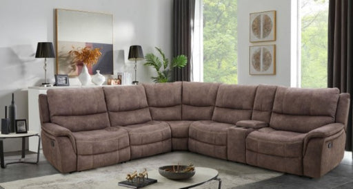 JEROMINUS DARK BROWN SECTIONAL