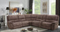 JEROMINUS DARK BROWN SECTIONAL