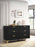 Kendall 6-drawer Dresser Black and Gold