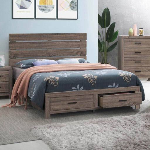 Brantford Storage Bed Barrel Oak