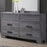 Sarter 6 Drawer Grey Dresser