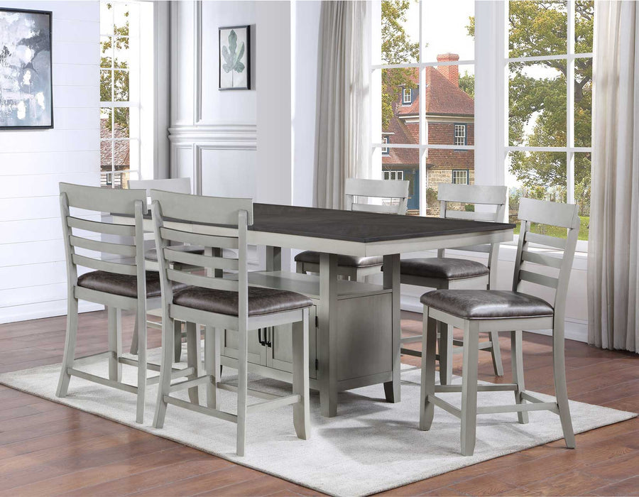 Hyland Gray Counter Dining Set