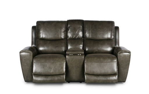 Laurel Dual-Power Reclining Console Loveseat