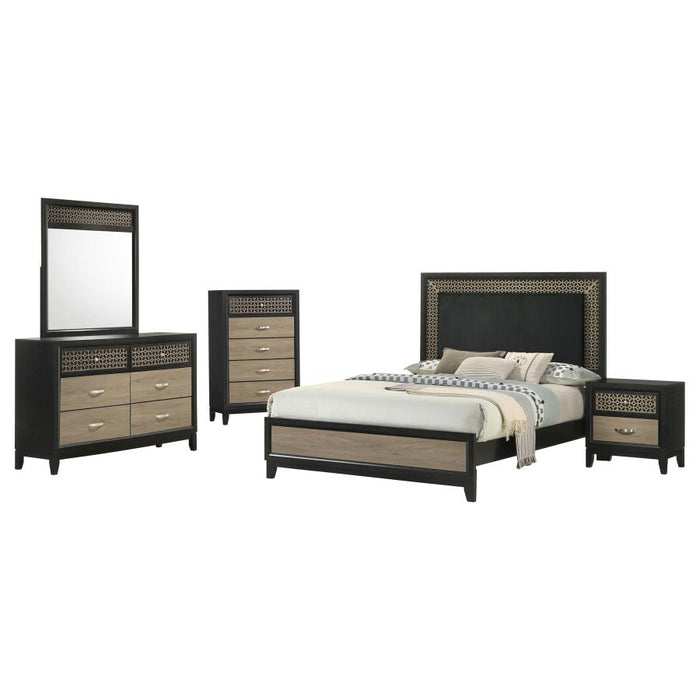 Valencia 5-piece Bedroom Set Black