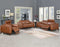 Bergamo Dual-Power Leather Reclining Sofa