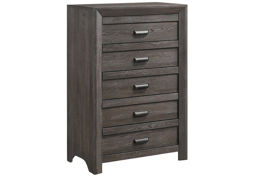 Adalaide 5 Drawer Grayish Brown Chest