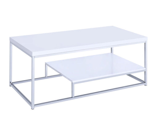 Lucia White 3-Piece Set (Cocktail & 2 End Tables)