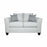 Salizar Upholstered Track Arm Fabric Loveseat Grey Mist