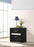 Miranda 2-drawer Nightstand Tray Black