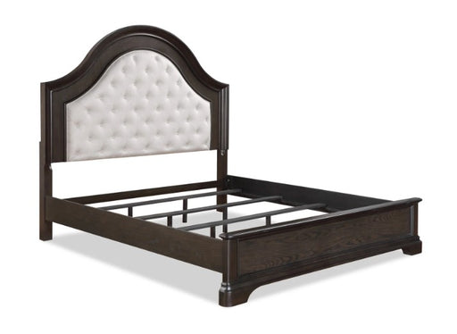 Duke Grayish Brown Upholstered Panel Bed