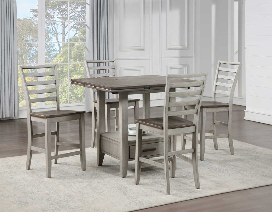 Abacus Counter Drop-Leaf Dining Set