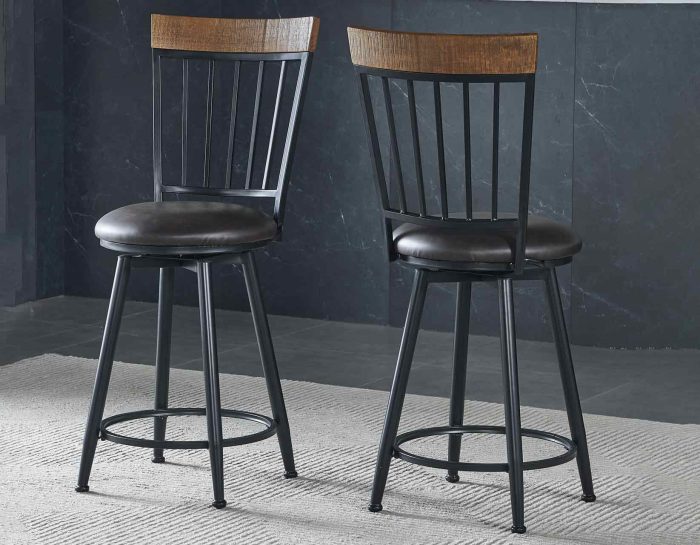 Tyler Swivel 24-inch Counter Stool