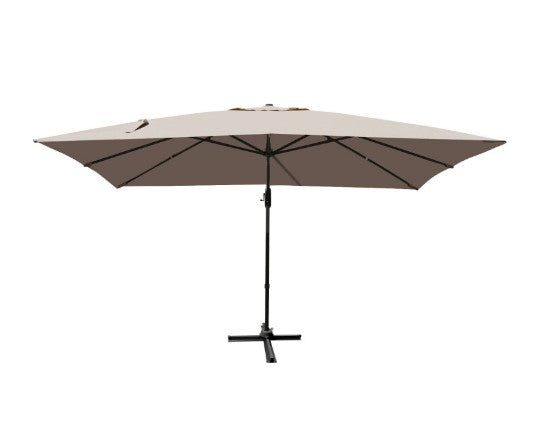 10 x 13 Feet Rectangular Cantilever Umbrella with 360° Rotation Function