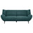 Acton 3-piece Upholstered Flared Arm Sofa Set Teal Blue