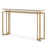 Modern Entryway Table with Gold Heavy-duty Metal Frame and Anti-toppling Kit for Living Room