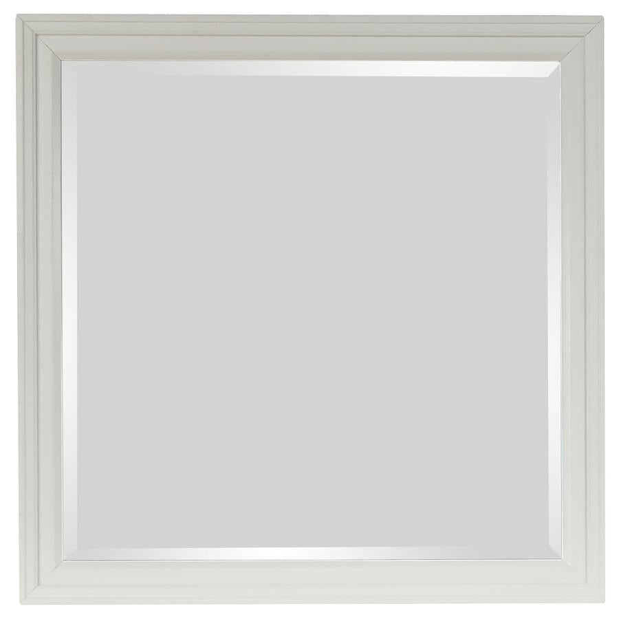 Sandy Beach Rectangular Dresser Mirror Buttermilk