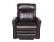 Coachella Dual-Power Leather Recliner, Brown